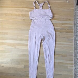 SET Active Soft Pink Luxform Top and Leggings